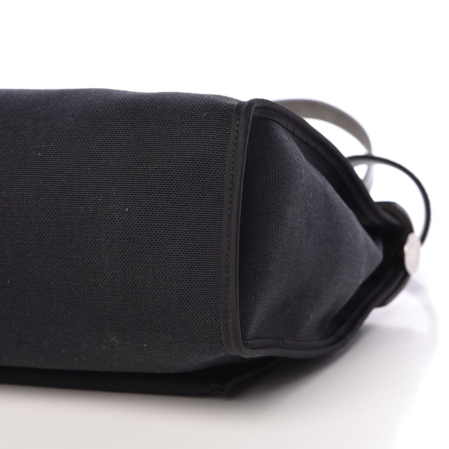 Hermes Military Toile Vache Hunter Herbag Zip PM 31 Black 13 of 14