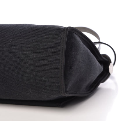 Hermes Military Toile Vache Hunter Herbag Zip PM 31 Black 13 of 14
