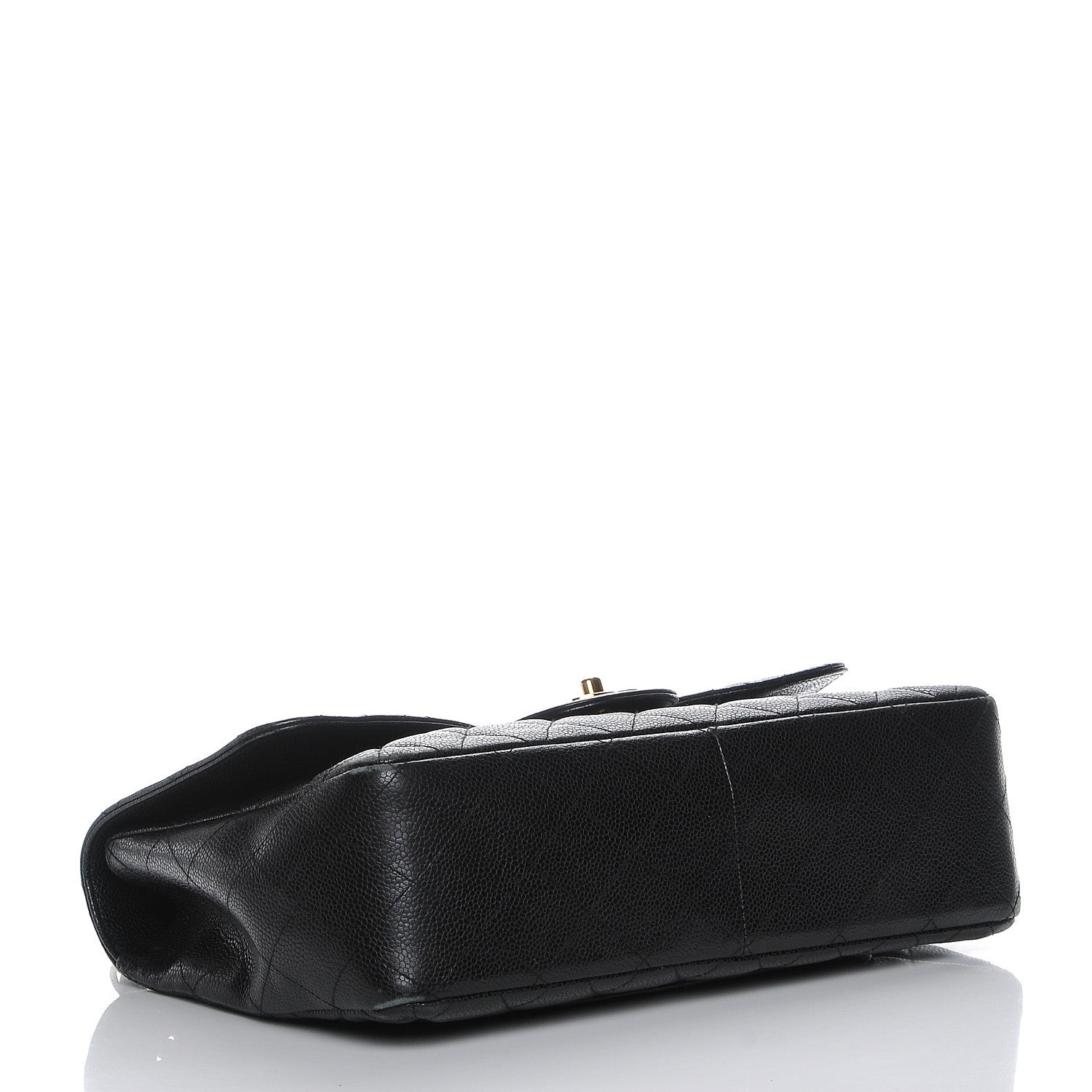 Chanel Caviar Quilted Jumbo Single Flap Black 4 of 12