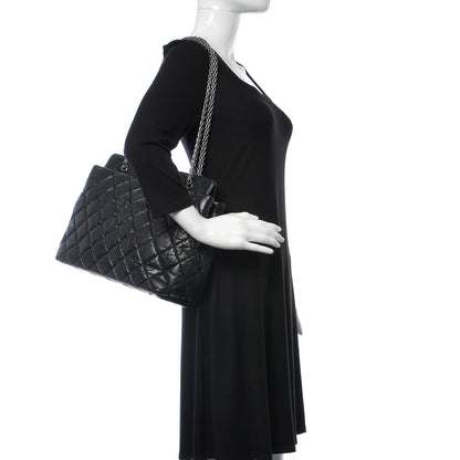 Chanel Aged Calfskin Reissue 2.55 Tote Black 2 of 11