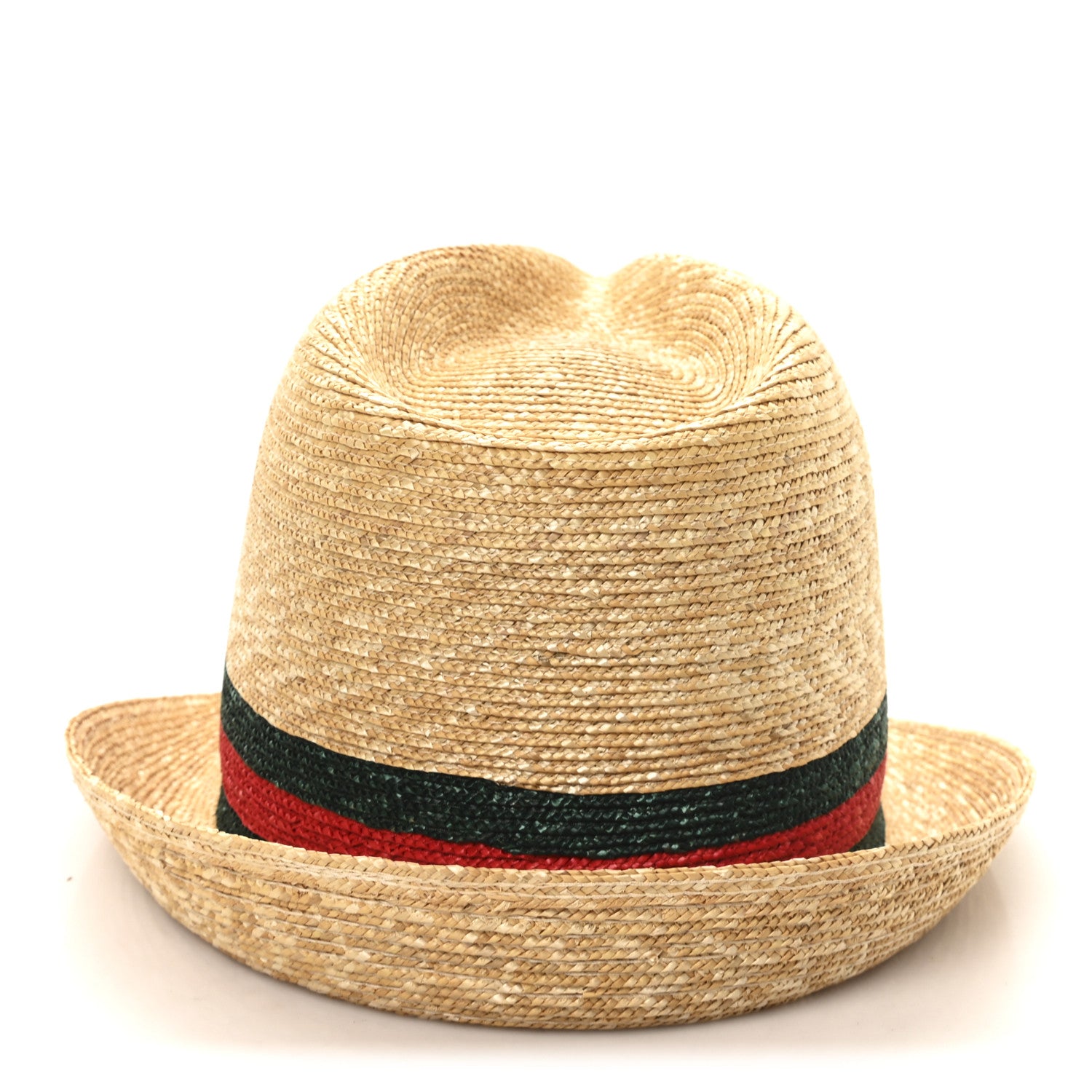Gucci Abaca Straw Web Fedora Hat XL 5 of 9