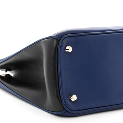 Christian Dior Smooth Calfskin Medium Tri-Color Diorissimo Bag Navy Green 8 of 9