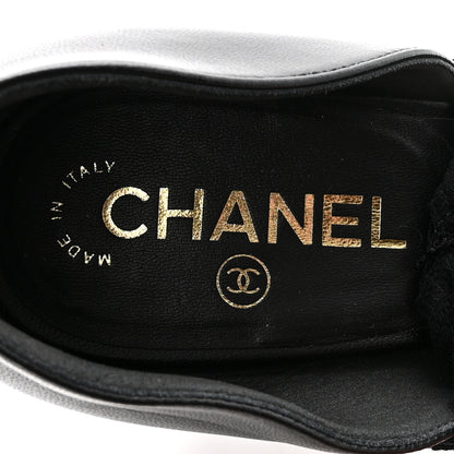 Chanel Mixed Fabric Patent Strass Short Boots 40 Black 8 of 8