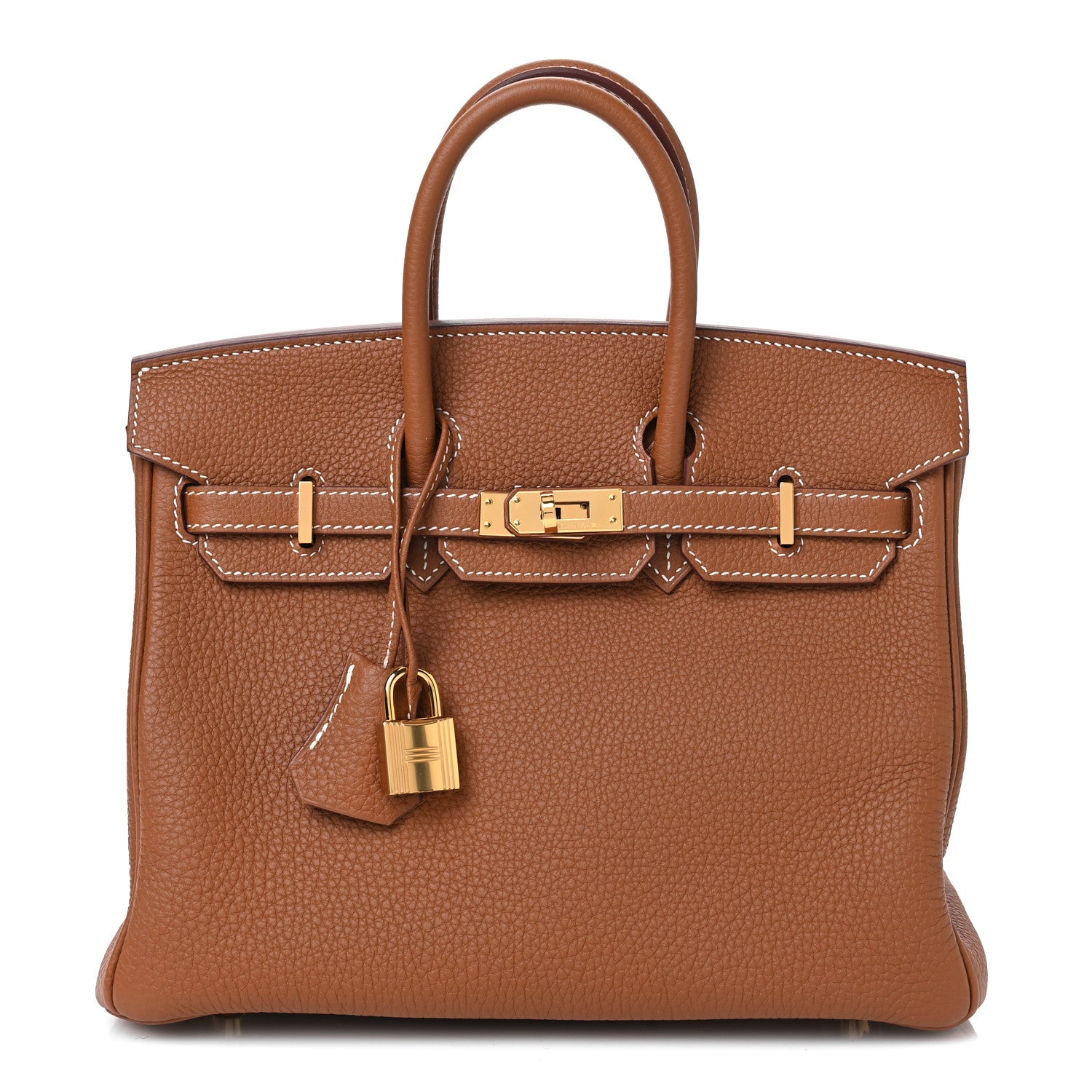 Hermes Togo Birkin 25 Gold 1 of 10