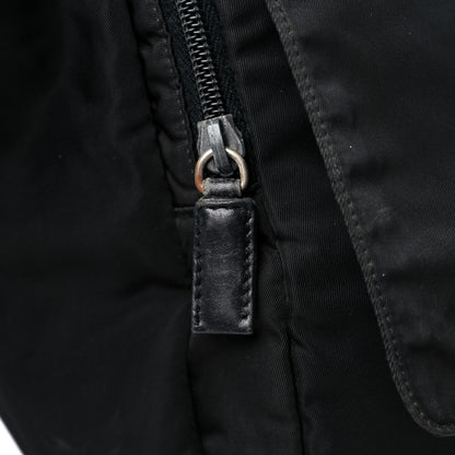 Prada Tessuto Nylon Saffiano Messenger Satchel Black 15 of 18