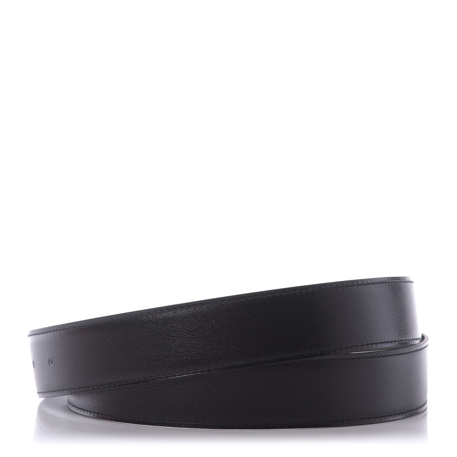 Hermes Box Togo 32mm H Belt 95 Black Etain 2 of 7