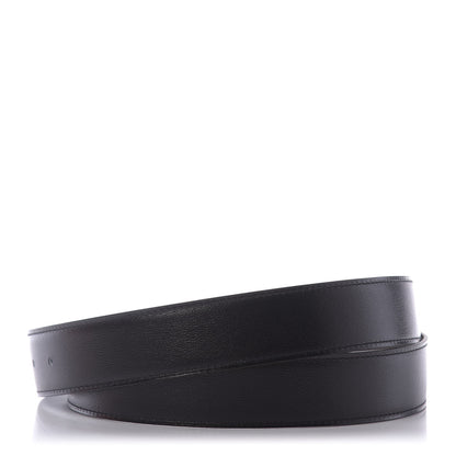 Hermes Box Togo 32mm H Belt 95 Black Etain 2 of 7