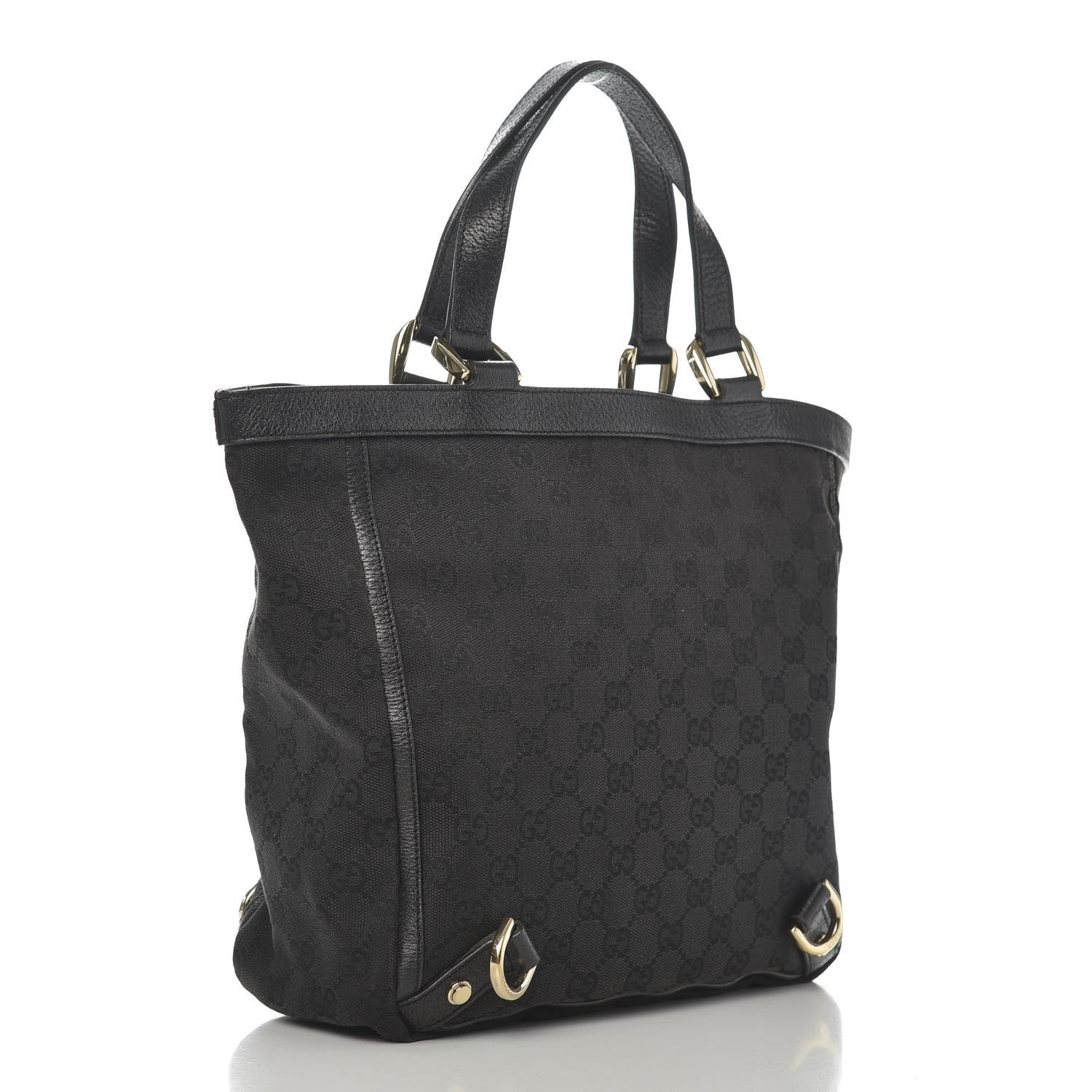Gucci Monogram Small Abbey Tote Black 3 of 12