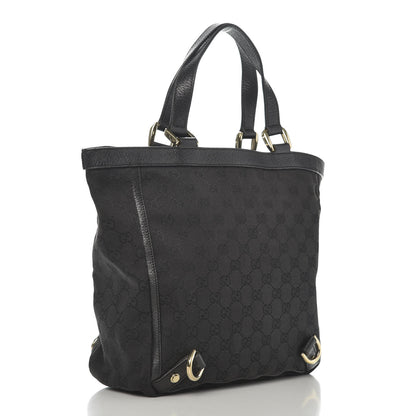 Gucci Monogram Small Abbey Tote Black 3 of 12