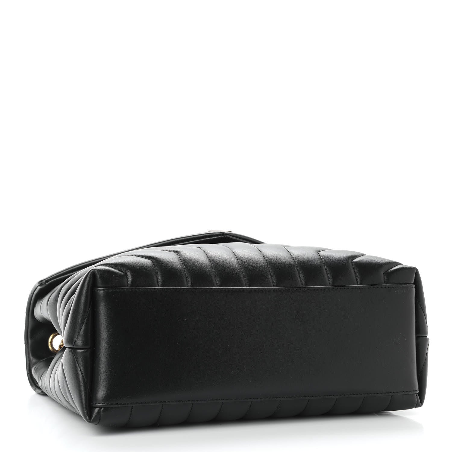 Saint Laurent Calfskin Y Quilted Monogram Medium Loulou Chain Satchel Black 4 of 8
