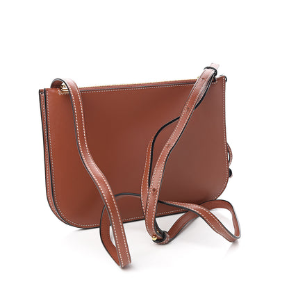 Loewe Calfskin Gate Double Zip Pouch Crossbody Brick 2 of 9