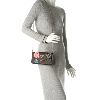 Louis Vuitton Monogram World Tour Pochette Felicie 2 of 8