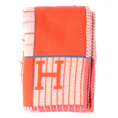 Hermes Wool Cashmere Avalon Passe-Passe Blanket Figue 1 of 6