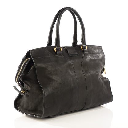 Saint Laurent Sheepskin Medium Cabas ChYc Black 3 of 7