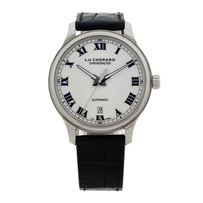 Chopard Stainless Steel Alligator 42mm L.U.C Automatic Watch 1 of 4