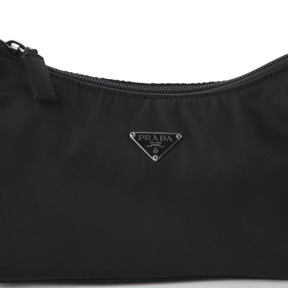 Prada Tessuto Nylon Small Shoulder Bag Black 9 of 9