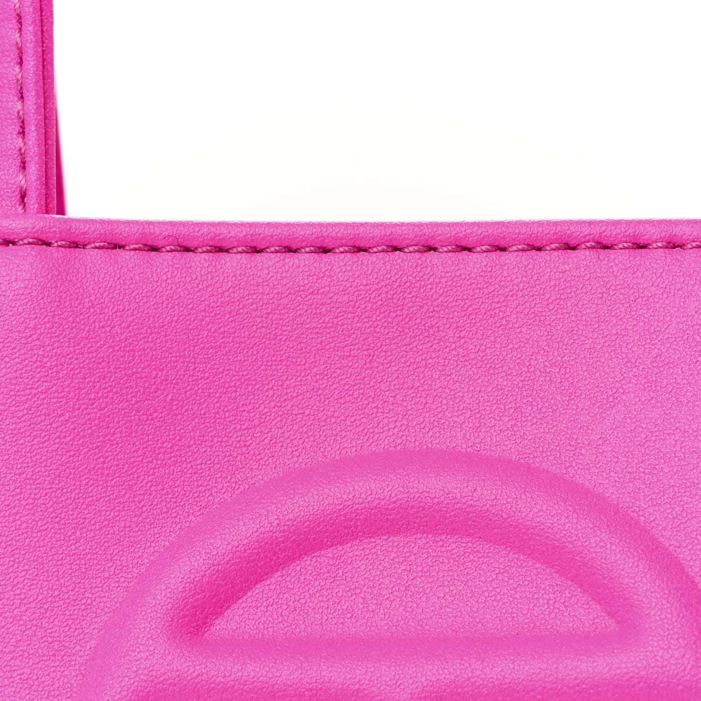 Vegan Leather Small Shopping Bag Azalea