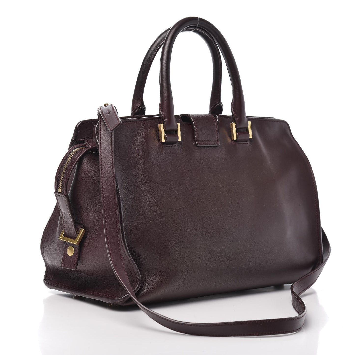 Calfskin Small Classic Y Cabas Bordeaux