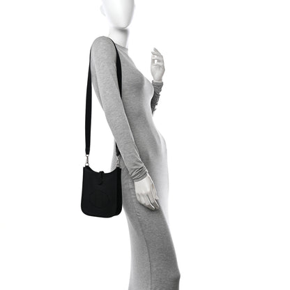 Hermes Taurillon Clemence Evelyne TPM Black 2 of 11