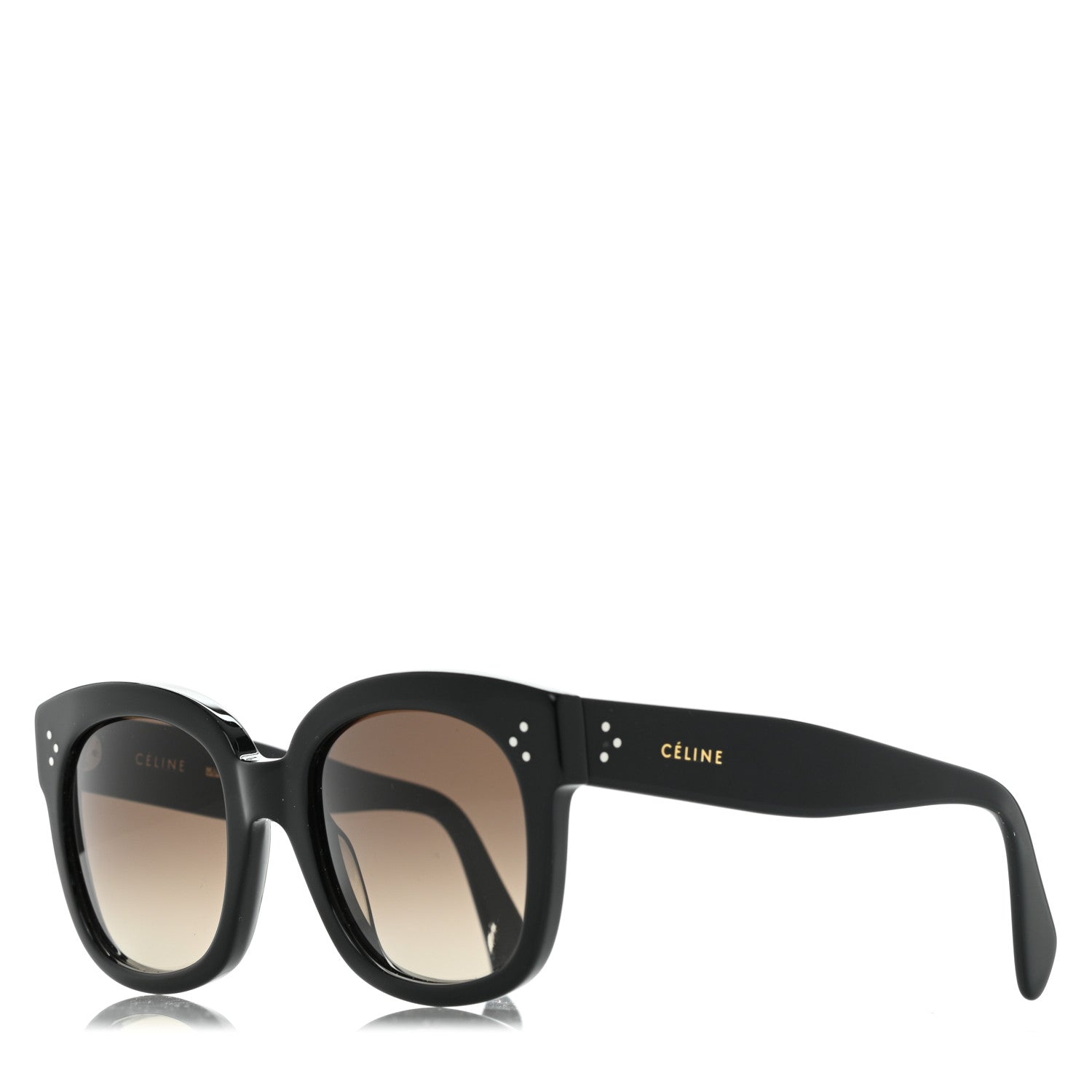 Celine New Audrey Sunglasses CL 41805/S Black 1 of 8