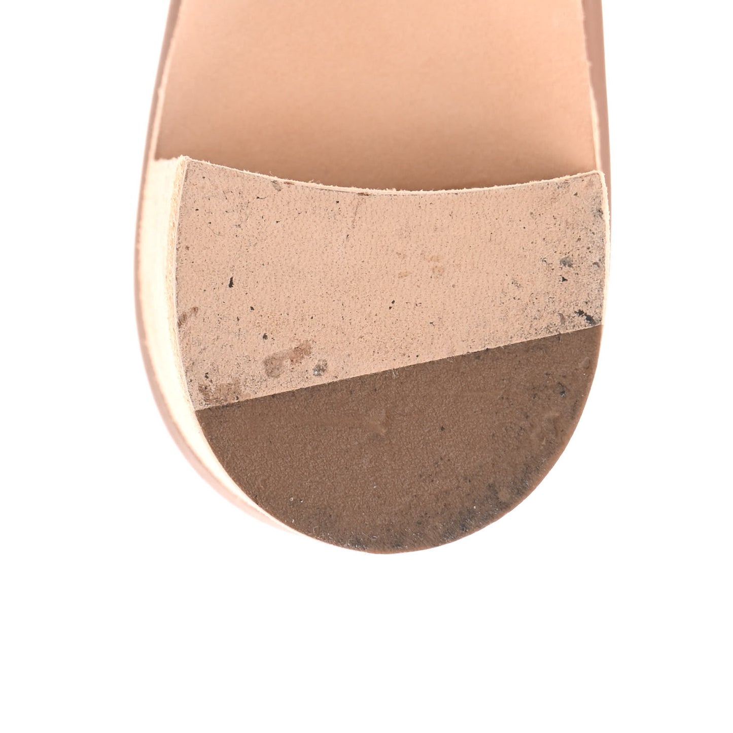 Calfskin Oasis Sandals 37.5 Gold