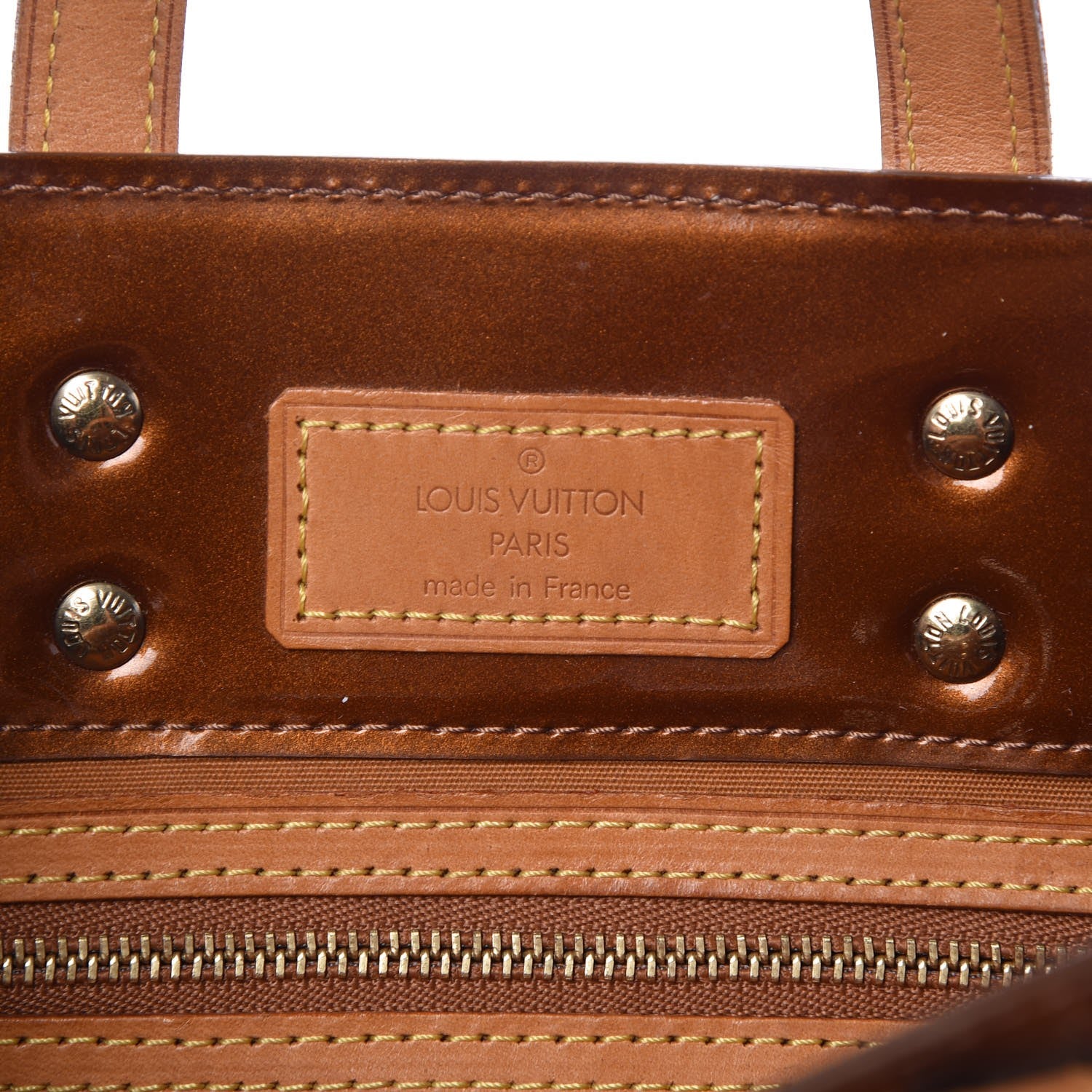 Louis Vuitton Vernis Reade PM Bronze 6 of 9