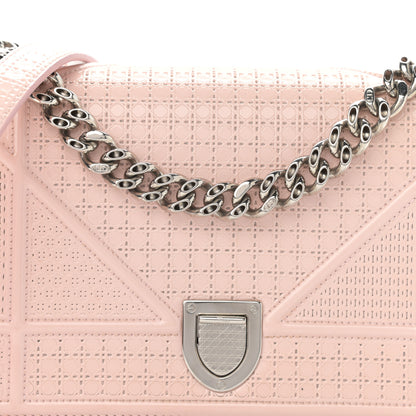 Christian Dior Patent Micro-Cannage Small Diorama Flap Bag Rose 8 of 16