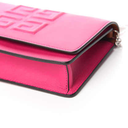 Givenchy Lambskin Emblem Chain Wallet Cyclamen 10 of 10