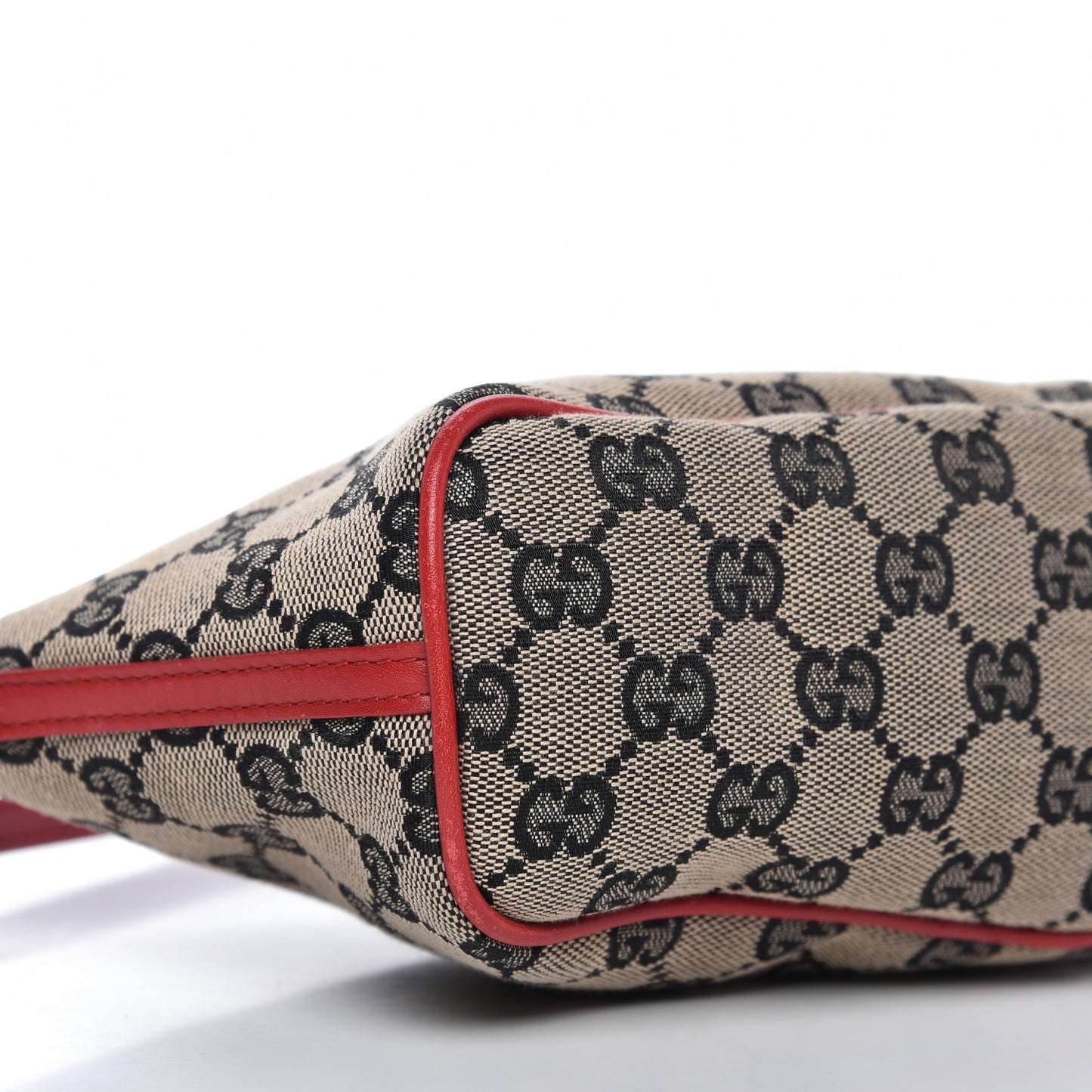 Monogram Boat Pochette Black Red