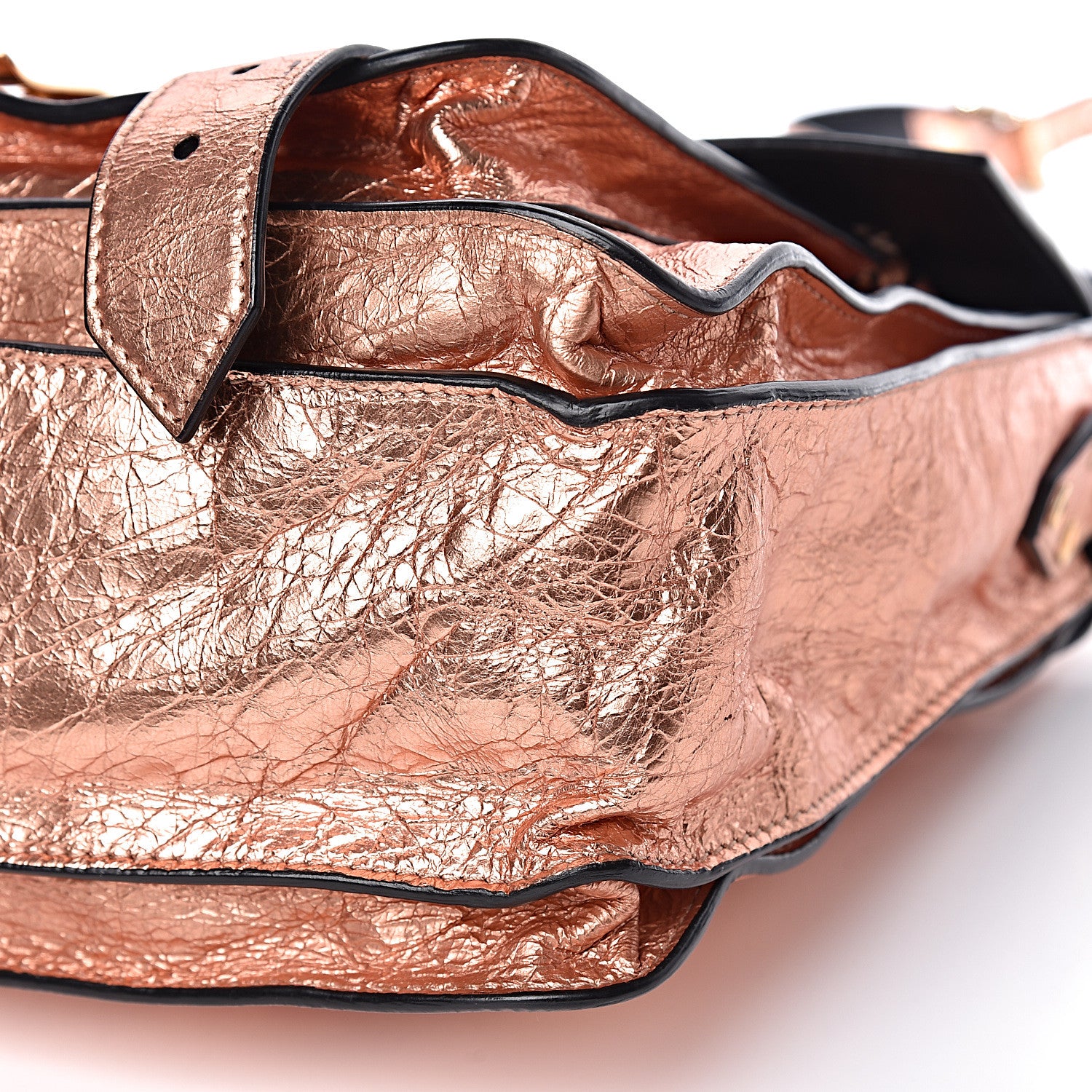 Proenza Schouler Metallic Lambskin Medium PS1 Satchel Copper 12 of 16