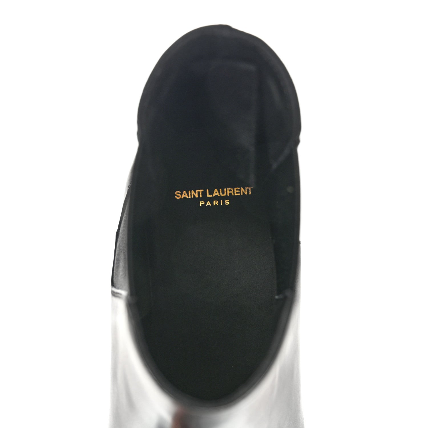 Saint Laurent Calfskin Mens Wyatt Chelsea Boots 45 Black 7 of 12