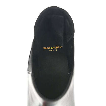 Saint Laurent Calfskin Mens Wyatt Chelsea Boots 45 Black 7 of 12