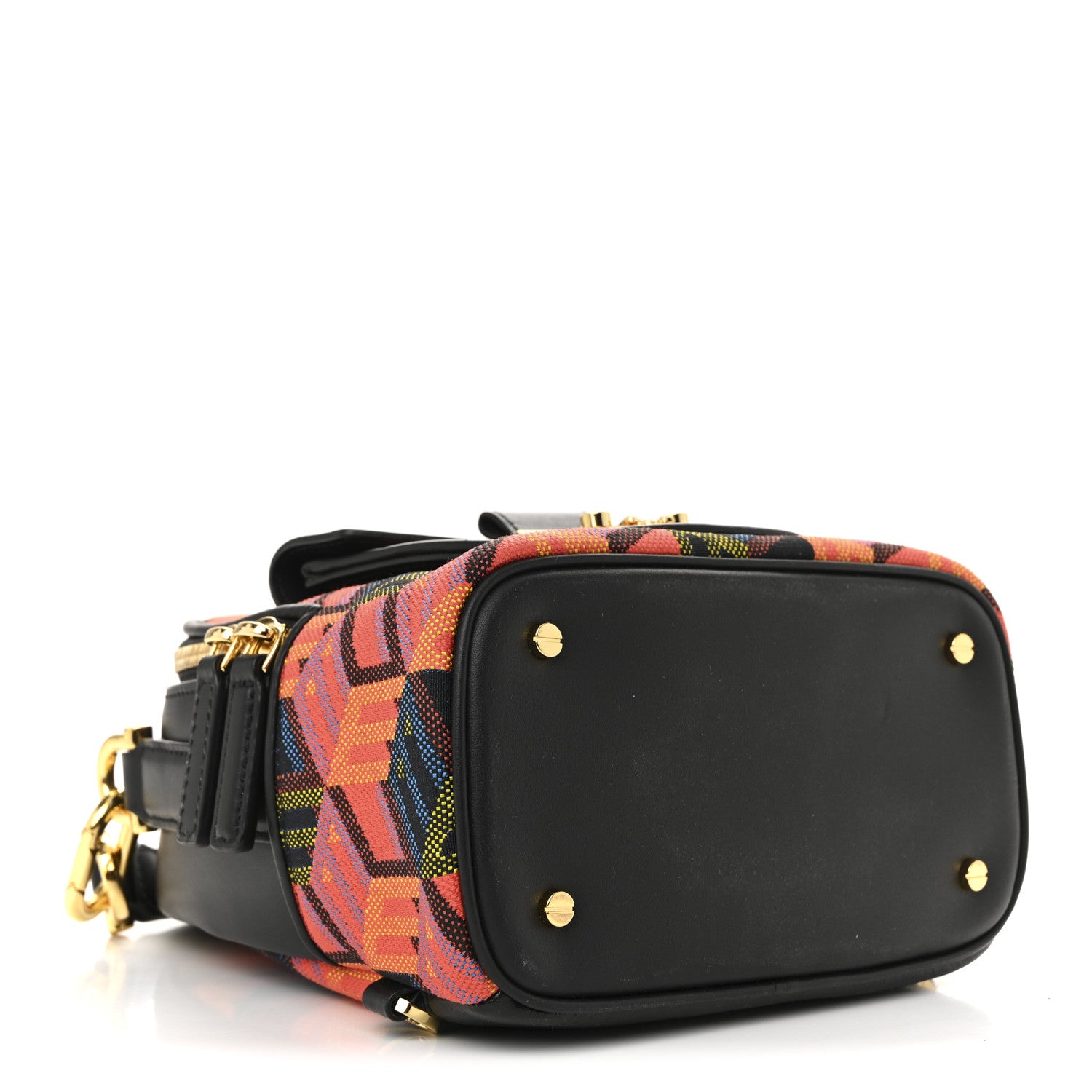 MCM Jaquard Cubic Monogram Rockstar X-Mini Tracy Backpack Multicolor 4 of 10