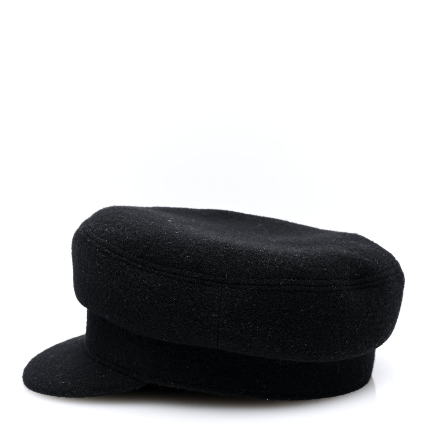 Wool Cashmere Womens Casquette Giulietta Cabourg Cliquetis Cap 56 Black