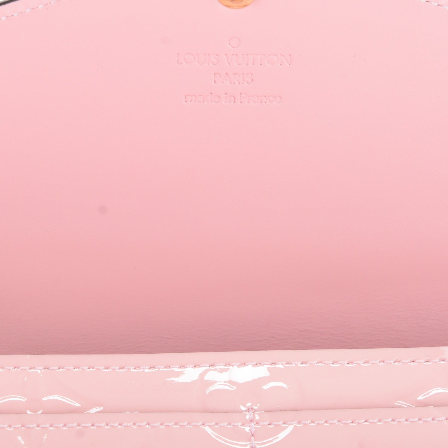 Louis Vuitton Vernis Sarah Wallet NM Rose Ballerine 6 of 7