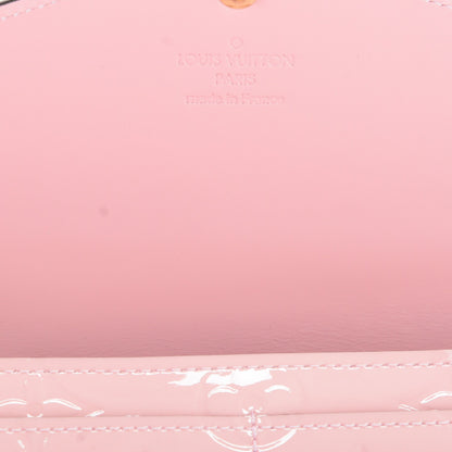 Louis Vuitton Vernis Sarah Wallet NM Rose Ballerine 6 of 7