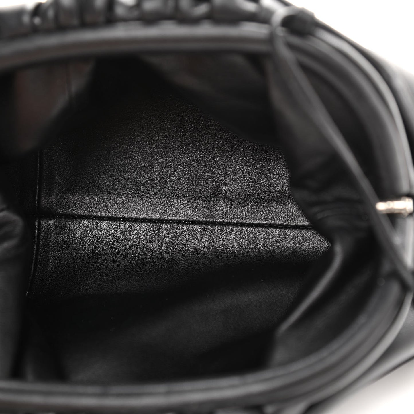 Butter Calfskin The Mini Pouch Black