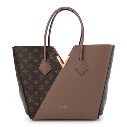 Louis Vuitton Calfskin Monogram Kimono Tote Taupe Glace 1 of 8