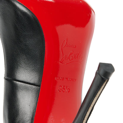 Christian Louboutin Nappa Very Gemma 100 Pumps 35.5 Black 6 of 8