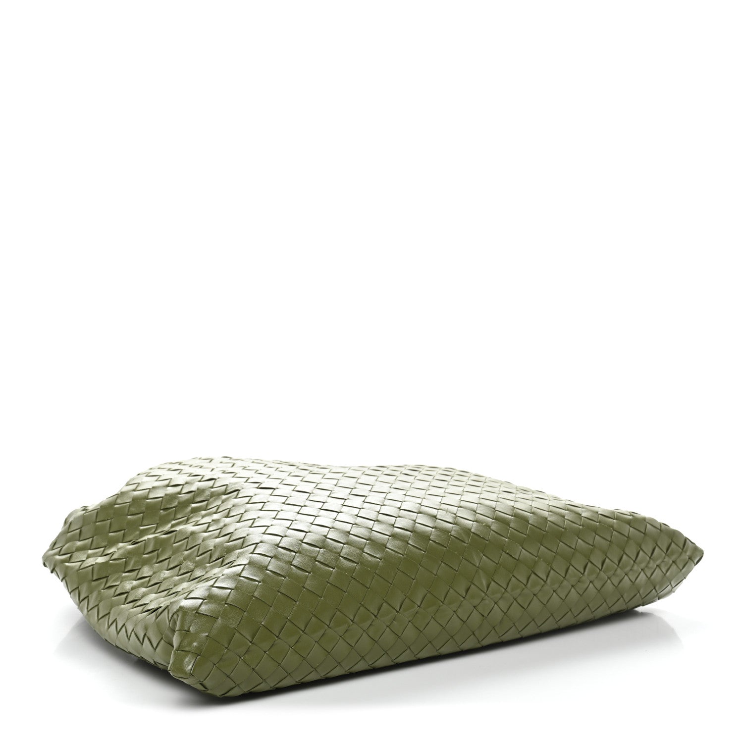 Bottega Veneta Calfskin Intrecciato Large Hop Matcha 4 of 10