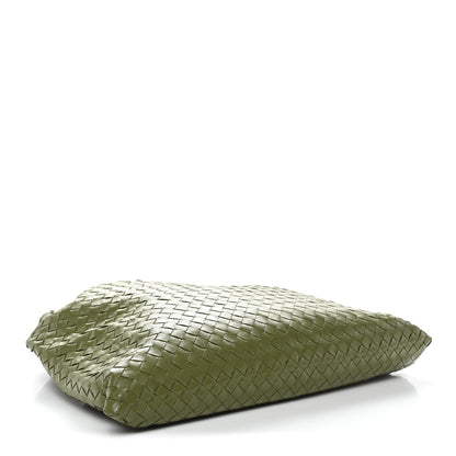 Bottega Veneta Calfskin Intrecciato Large Hop Matcha 4 of 10