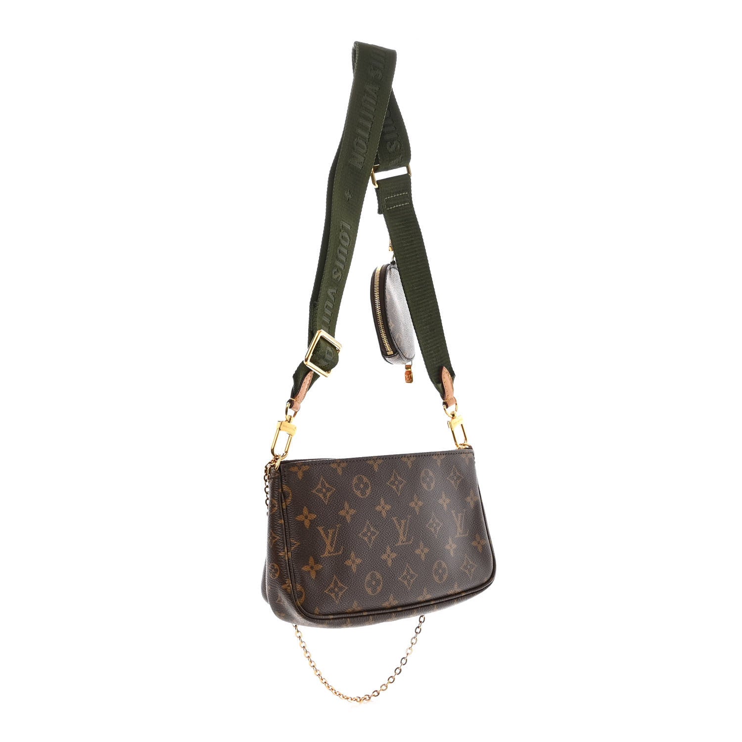 Louis Vuitton Monogram Multi Pochette Accessories Kaki 3 of 12