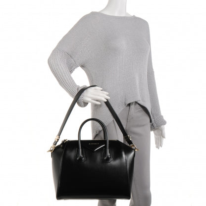 Givenchy Shiny Lord Calfskin Medium Antigona Black 2 of 10