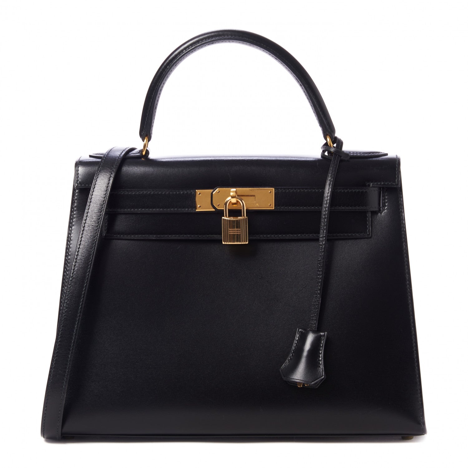 Hermes Box Kelly Sellier 28 Black 1 of 36