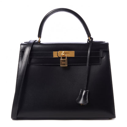 Hermes Box Kelly Sellier 28 Black 1 of 36
