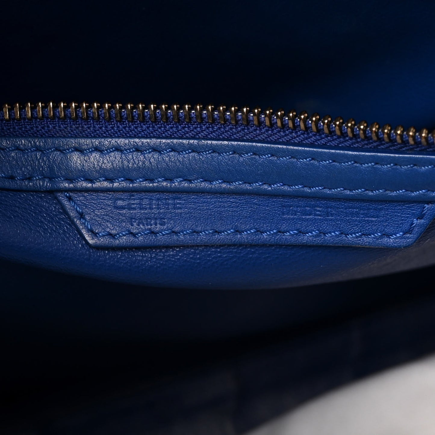 Smooth Calfskin Mini Luggage Royal Blue