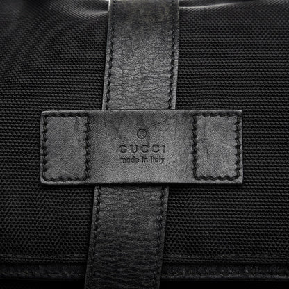 Gucci Techno Canvas Web Single Buckle Backpack Black 10 of 11