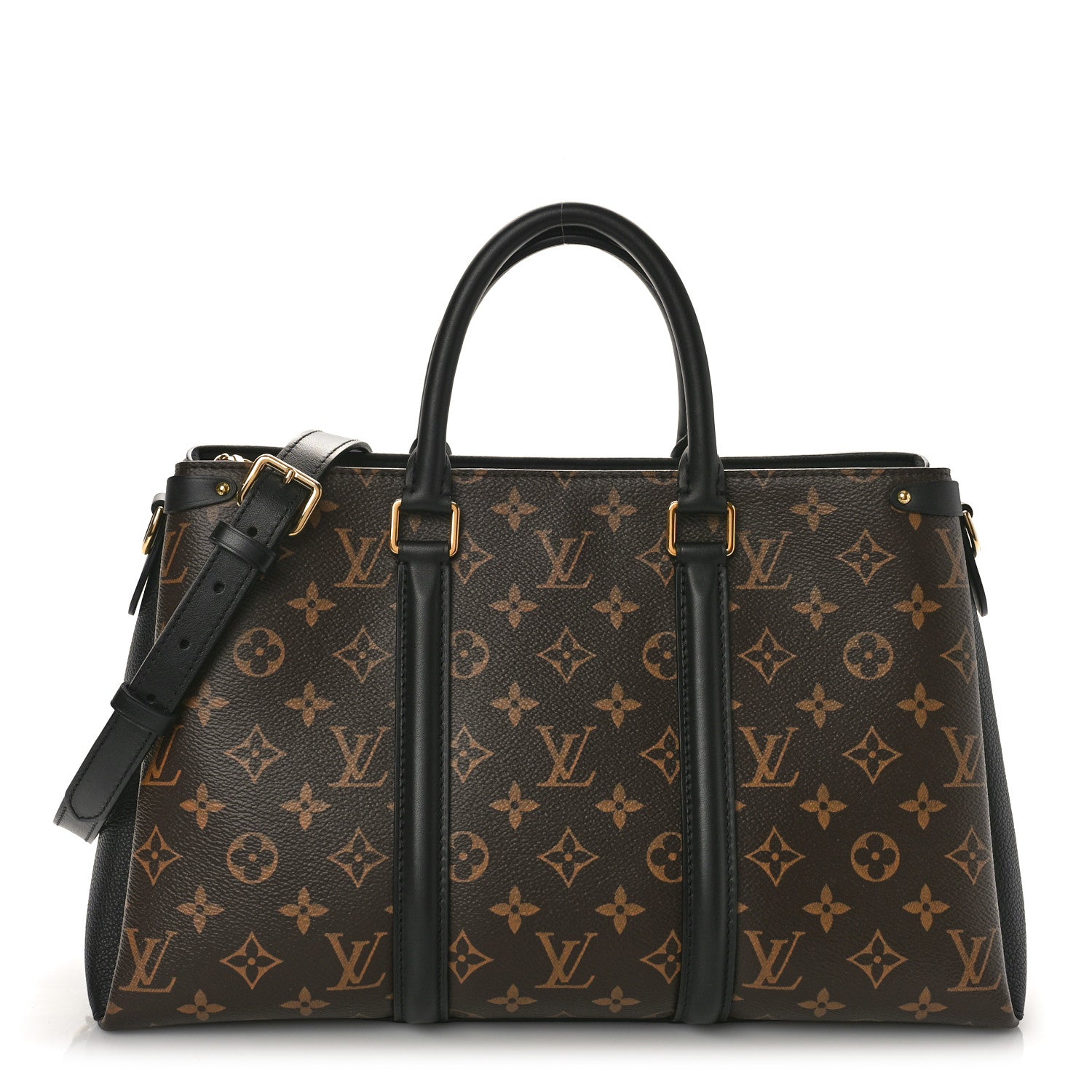 Louis Vuitton Monogram Soufflot MM Black 1 of 8