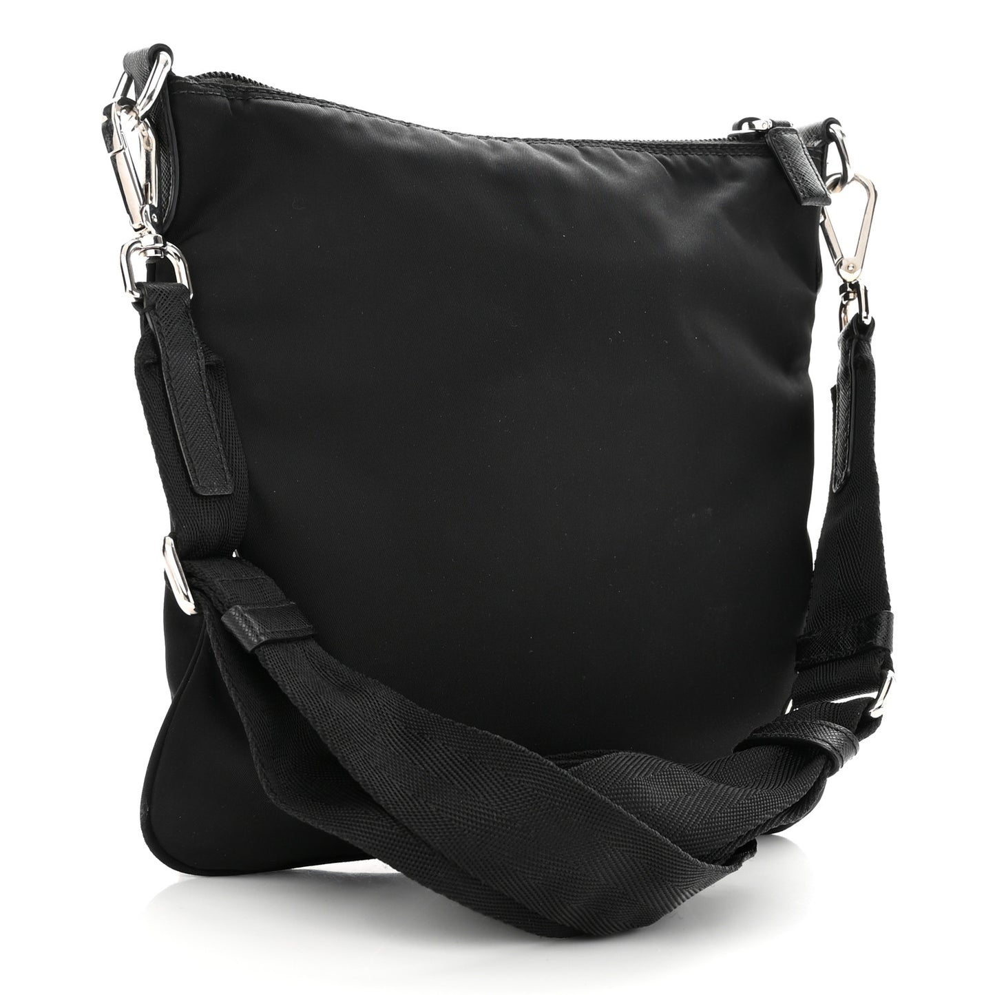 Tessuto Nylon Messenger Bag Black