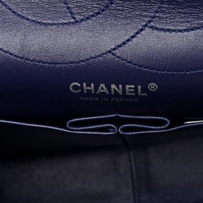 Chanel Aged Calfskin Quilted 2.55 Reissue 227 Flap Dark Blue 6 of 10